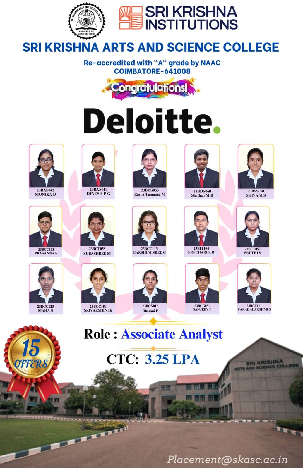 SKASC -Placement cell - Deloitte